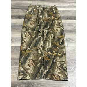 Wrangler Realtree Camo Camouflage Double Knee Pants Y2K Hunting - Men’s 33x33